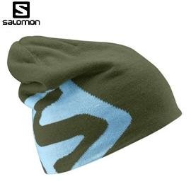 [ Salomon ] Flat Spin II Beanie 帽 墨綠 / 雙面帽 / 編織帽 / 公司貨 353009
