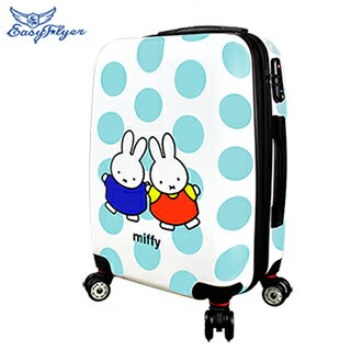 EasyFlyer 易飛翔-24吋米飛兔系列行李箱-圓點藍