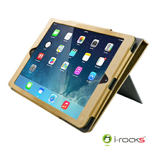 [展示品] i-Rocks IRC18W iPad Air專用皮革保護皮套 