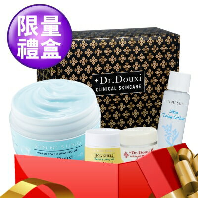 ▼Dr.Douxi 朵璽旗艦館▼限量套組-水SPA晶凍100g+健康水30ml+卵殼膜20g+熬夜霜10g【DR-049】