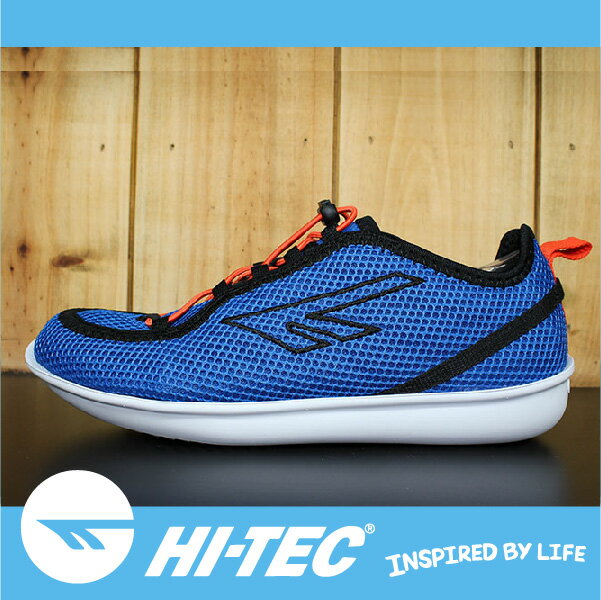 HI-TEC 英國第一戶外品牌 ZUUK 絲瓜鞋 極輕樂步 旅行必備便鞋 免綁鞋帶 男款藍色