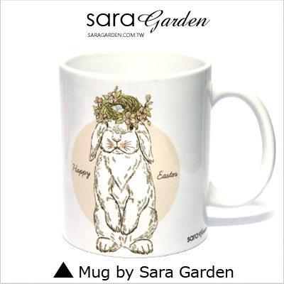 (24H) 客製 質感 彩繪 馬克杯 Mug 蘋果 桂冠 兔兔 咖啡杯 陶瓷杯 杯子 Sara Garden 品牌手作【M0320024】