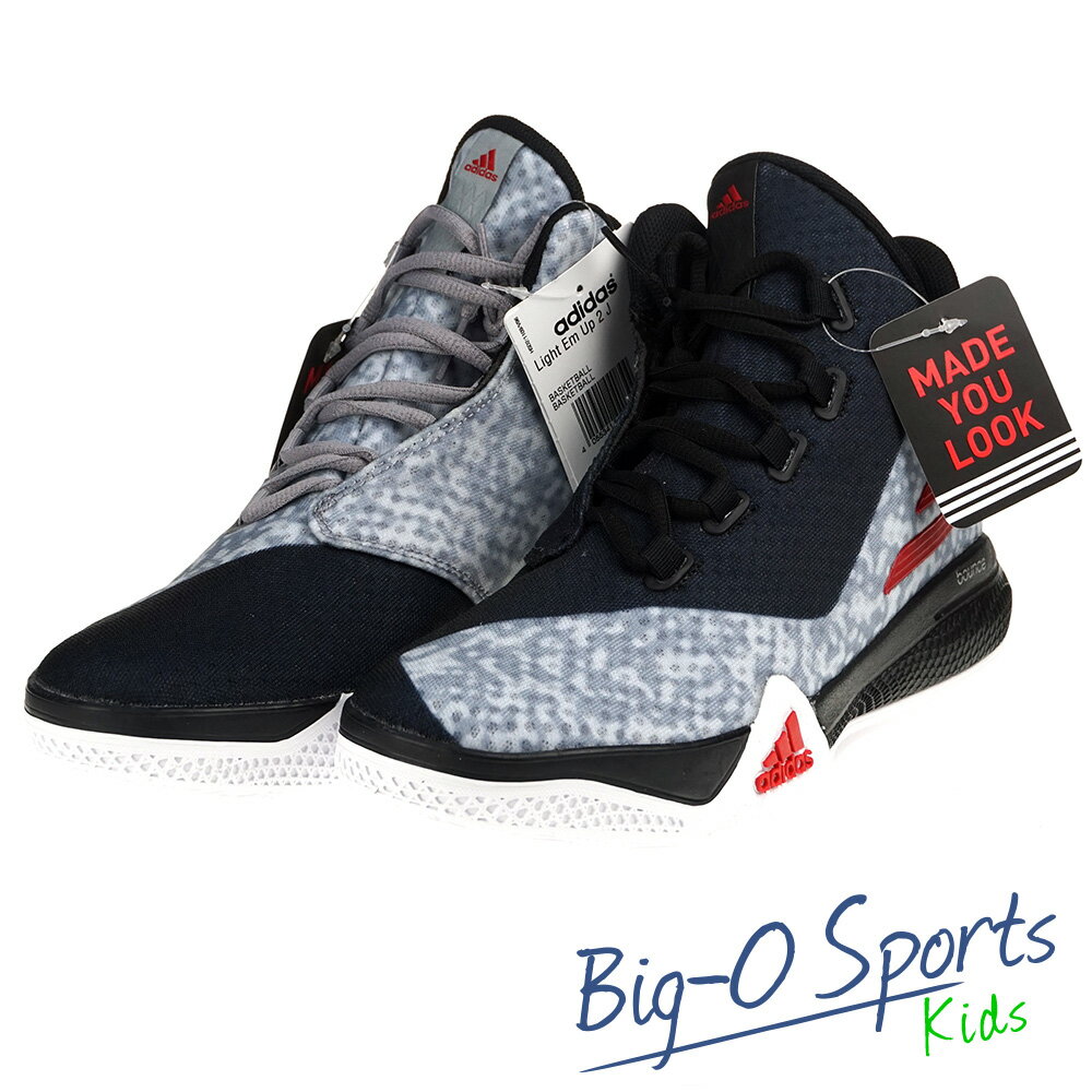 ADIDAS 愛迪達 LIGHT EM UP 2 J籃球鞋 女 AQ8510 Big-O Sports