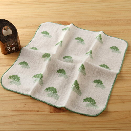 taoru 日本毛巾 和心傳_松 25*25 cm (仕女手巾、紗布巾)