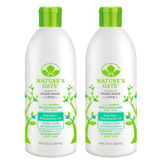【2入75折】Nature's Gate天然之扉 經典無基改雙倍蘆薈夏威夷果油植萃保濕洗髮精532ml