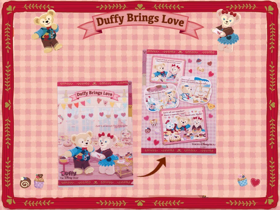 【真愛日本】16012600032 甜蜜情人節-A4三層文件夾 2016情人節 達菲 雪莉玫 Duffy熊 資料夾