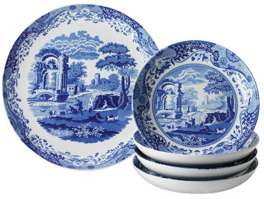 3999元超低折扣! Spode 義大利藍5件義大利碗組(30cm*1/22cm*4)