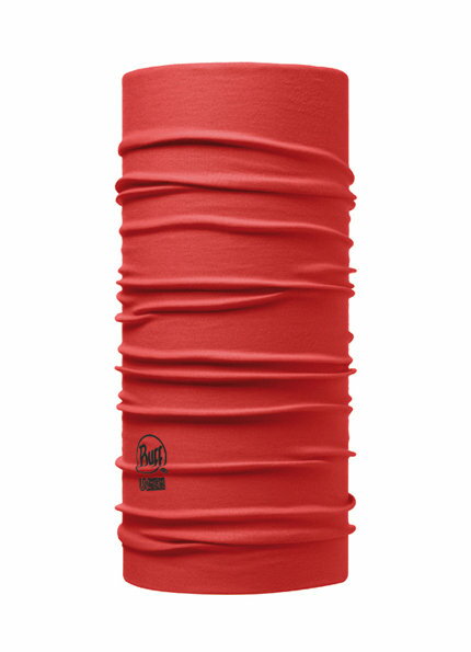 《台南悠活運動家》BUFF西班牙 紅色素面 COOLMAX頭巾 BF105893