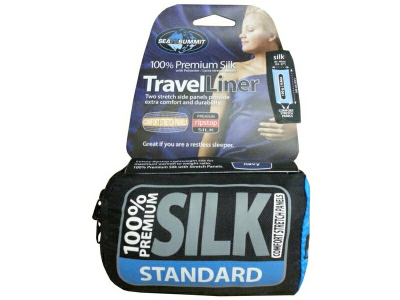 《台南悠活運動家》 SEA TO SUMMIT 澳洲 SILK 彈性絲質睡袋內套-標準型 STSASILKCSSTDNB