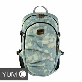 【風雅小舖】【美國Y.U.M.C. Greenwich格林系列Active Backpack 15.6吋筆電後背包 丹寧】電腦包/雙肩背包 可容納15.6吋筆電  