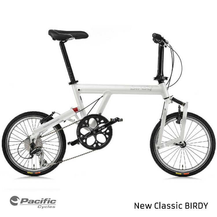Birdy 2015- New Classic Birdy 摺疊車- 新色珍珠白經典圓管鳥(高C/P值、改裝空間大、自行車、腳踏車、太平洋自行車)