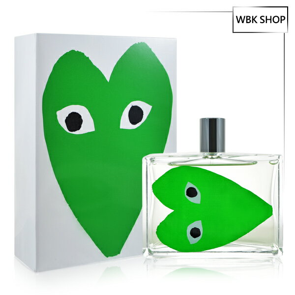 Comme des Garcons 川久保玲 綠愛心 中性淡香水 100ml PLAY Green - WBK SHOP