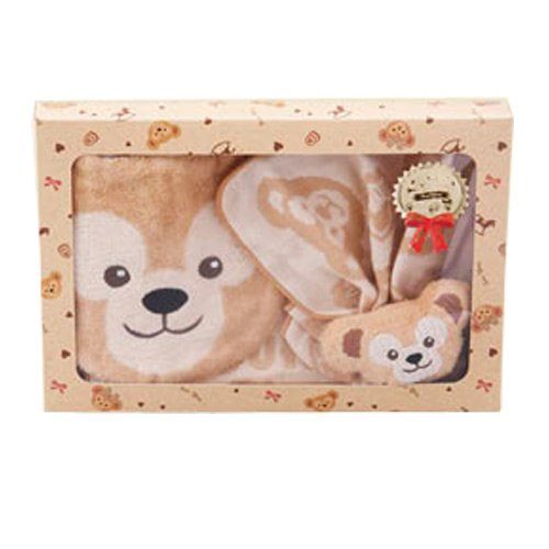 東京迪士尼海洋 Duffy/ShellieMay嬰兒圍兜鈴鐺玩具紗布手帕禮盒