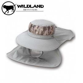 [ WILDLAND 荒野 ] 中性 抗UV收納式遮陽帽 中灰 /W1001-92