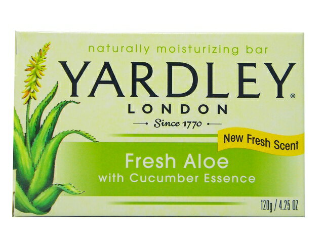 美國進口 Yardley London 清新蘆薈精華香皂120g