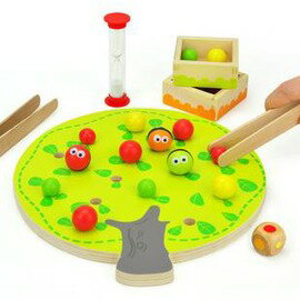 小果樹夾夾樂早教教具 鍛煉精細動作木制益智玩具-7701005