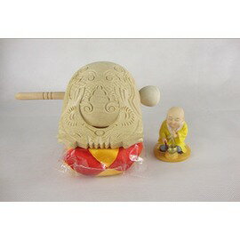 【木魚-香樟-3.5寸新花】精品香樟木木魚(3.5寸新花) 送木魚墊 佛教用品-7501002