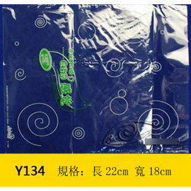 【包裝袋-透明塑膠-Y134-4包/組】塑膠包裝袋 透明麵包袋/ 餅乾曲奇袋 西點袋(22*18cm)100個/包，4包/組-8001001