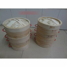 【蒸籠身-竹制-18cm-1個/組】竹蒸籠 小籠屜 小籠包蒸籠 帶手柄耳朵蒸籠(不含蓋)(底部18內徑15.5深度3cm),1個/組-8001009