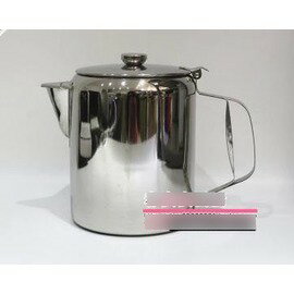 【不銹鋼港式奶茶壺-不銹鋼-直徑14.5*高20cm-2.8L-1套/組】絲襪奶茶壺 咖啡壺 沖茶壺 拉茶壺,電磁爐可用-7501007