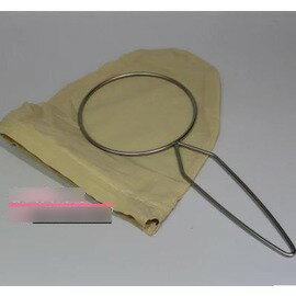 【港式奶茶過濾袋(含鋼圈)-不鏽鋼+棉布-圈直徑13cm-袋長25cm-4件/組】4件 : 鋼圈*1+棉袋*3,拉茶袋 沖袋 茶葉咖啡隔渣袋-7501007