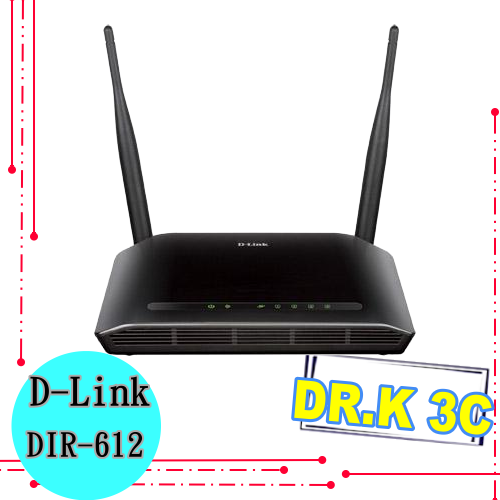 【Dr.K 數位3C 】D-Link N300 無線寬頻路由器(DIR-612)  