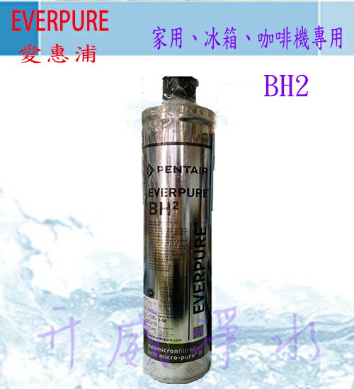 [全省免運費]EVERPURE愛惠浦公司貨除水垢+銀離子抑菌型BH2濾心【家用、冰箱、咖啡機用】3000加侖