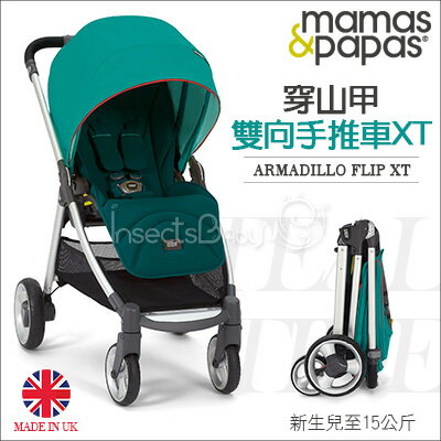 【英國mamas&papas】換個座向，面對面。穿山甲雙向手推車XT-水鴨綠《現＋預》