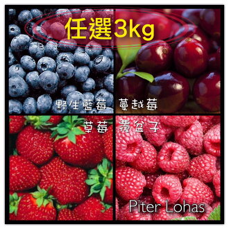 I.Q.F.急速冷凍莓果系列,任選3公斤免運費![特選頂級蔓越莓/覆盆子/草莓/野生藍莓/森林綜合莓果(前四種混和)] 0