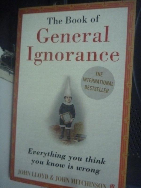 【書寶二手書T1／原文小說_IPV】The book of general ignorance