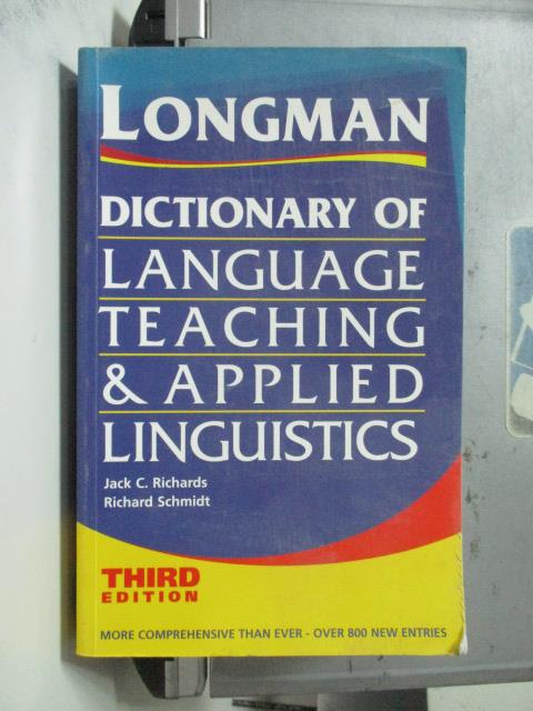【書寶二手書T1／字典_OTS】Longman Dictionary of_Jack Richards