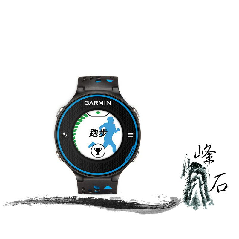樂天限時促銷！GARMIN Forerunner® 620 中文版 Forerunner 620 專業兩鐵運動錶 跑步 配速 心律 黑藍