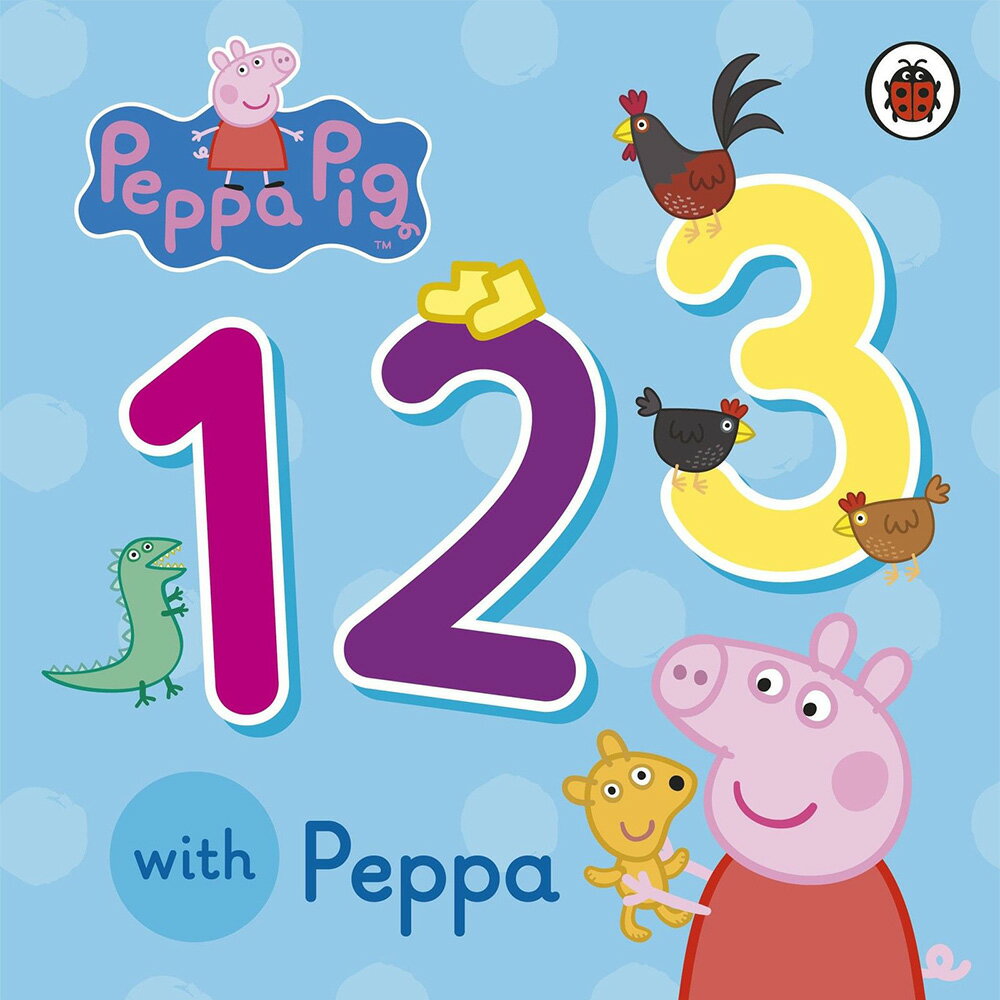 Peppa Pig：123 With Peppa 佩佩豬數字123 精裝硬頁書