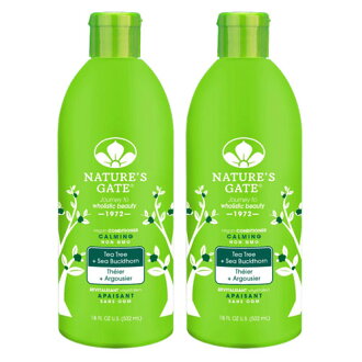【2入75折】Nature's Gate天然之扉 經典無基改雙倍茶樹沙棘植萃控油護髮乳532ml