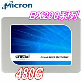 Crucial 美光 Micron SSD BX200 TLC 7mm 480GB SATA3 固態硬碟