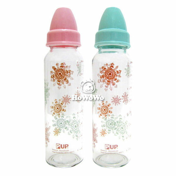 奇哥PUP 耐高溫硬質標準玻璃奶瓶 240ml30124