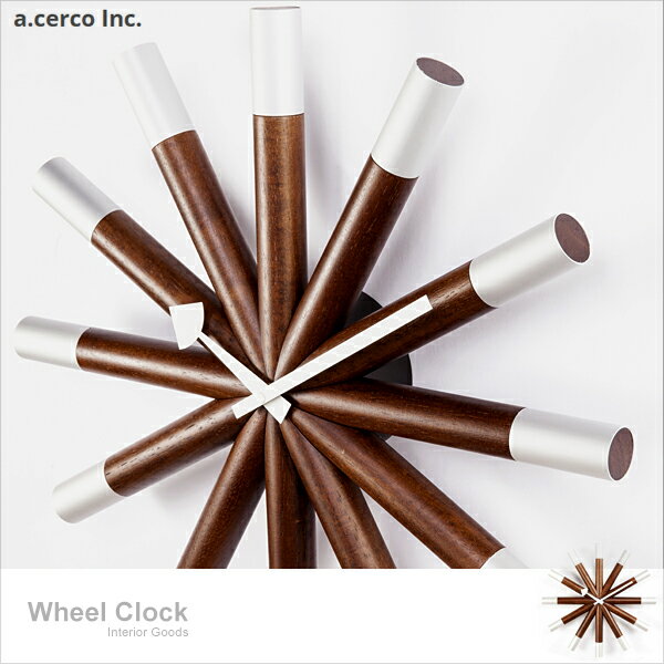 E&J【B19015】a.cerco Wheel Clock 舵輪掛鐘 設計/北歐風/loft/普普風