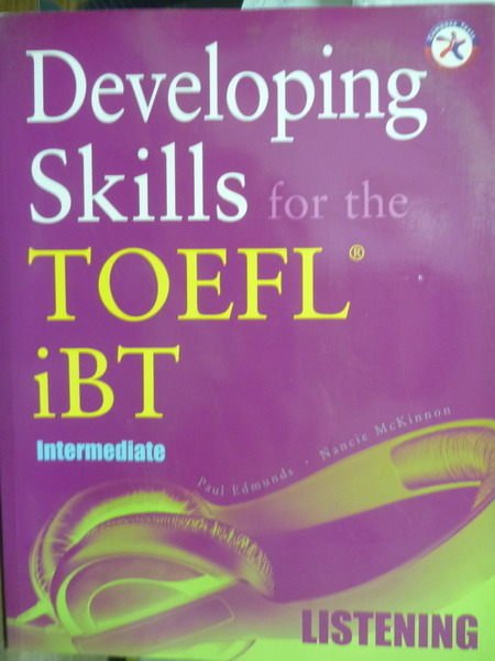 【書寶二手書T5／語言學習_QCZ】Developin…TOEFLiBT…Listening_有CD