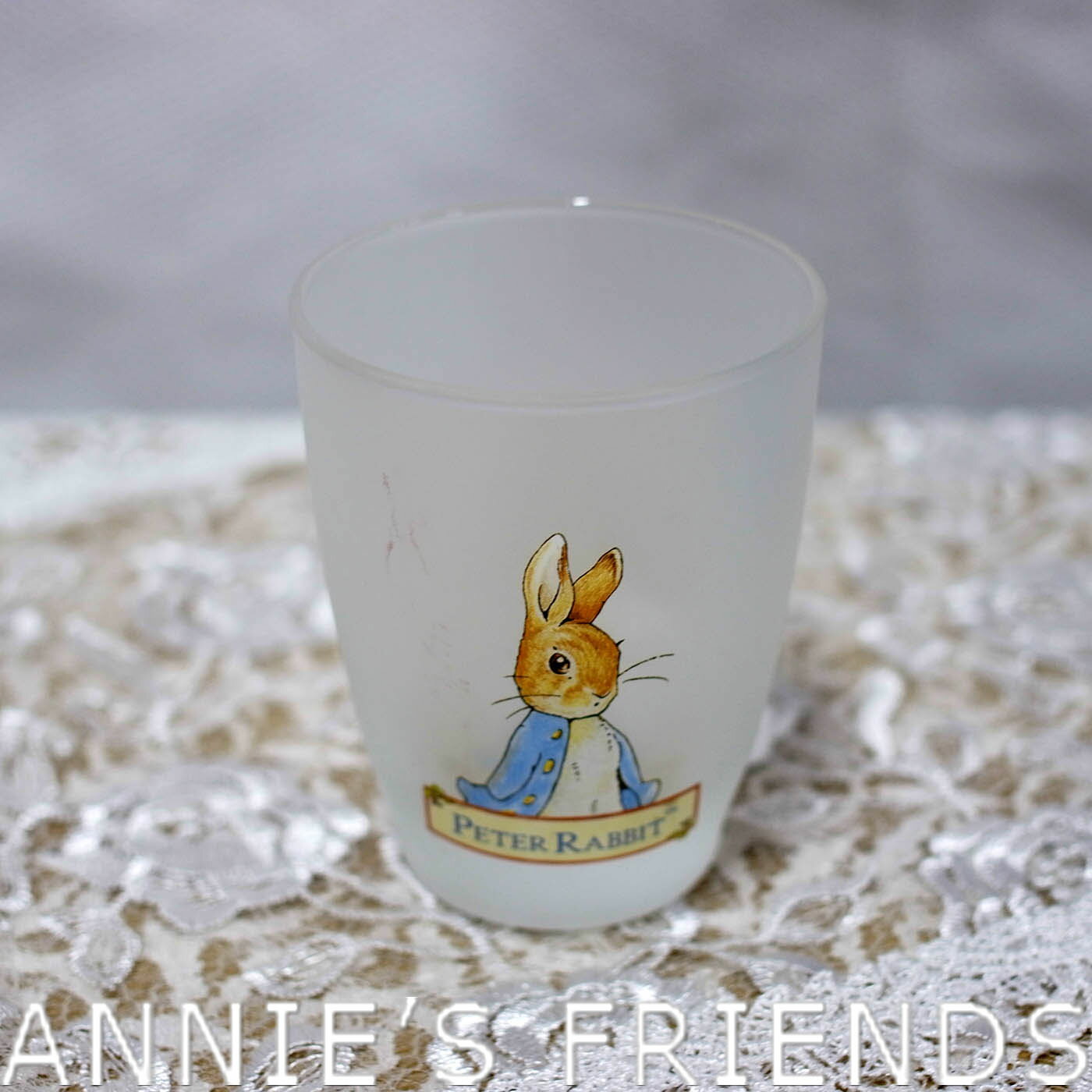 AnniesFriends 彼得兔 Peter Rabbit 365CC 桶杯 質感霧面 玻璃杯 禮品
