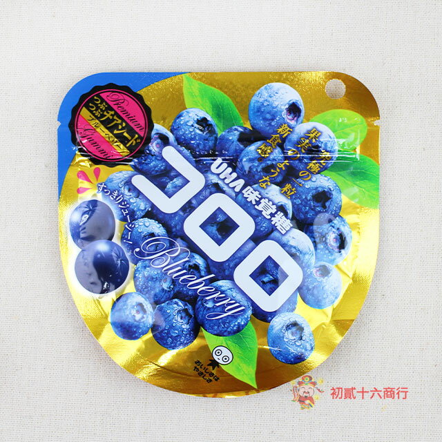 【0216零食會社】日本UHA味覺糖-Kororo藍莓軟糖40g