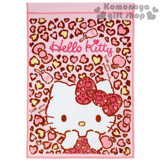 〔小禮堂〕Hello Kitty 刷毛毯《大.粉.雙手摸臉.愛心滿版.140X200cm》