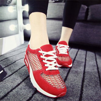 阿甘鞋 韓版紗網透氣運動風休閒鞋【S1014】☆雙兒網☆