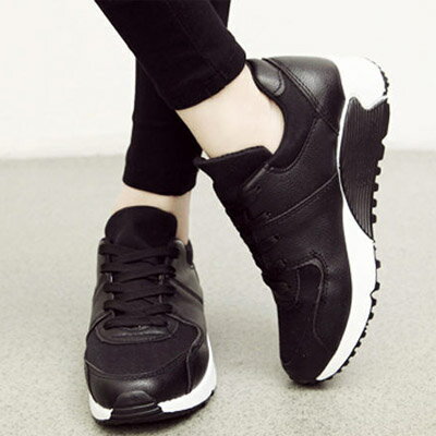 【今日限時 特價$499】阿甘鞋 韓國熱賣皮質運動風休閒鞋【S841】☆雙兒網☆