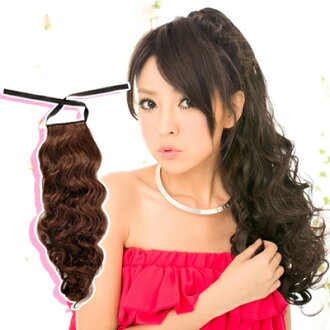 ☆雙兒網☆綁馬尾造型超長82公分髮量超多【LW7956AE】英式高貴女皇超長捲綁式馬尾