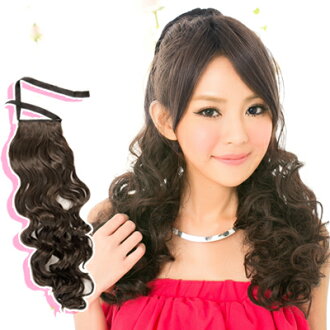 ☆雙兒網☆綁馬尾造型超長82公分髮量超多【LW7956AE】英式高貴女皇超長捲綁式馬尾