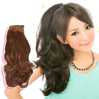 ☆雙兒網☆綁馬尾造型長58公分髮量超多【A7956M】優雅公主微捲造型綁式馬尾髮片