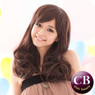 雙兒網【LWXW3010】髮型書廣告強打斜瀏海長版梨花頭-咖啡色