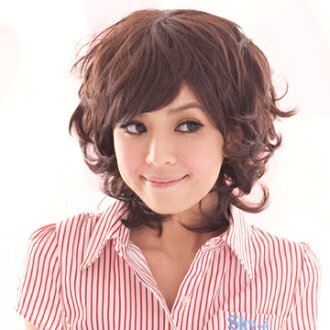 雙兒網HOT!材質再升級新耐熱假髮【MB213】日系俏皮活潑短捲QQ短假髮