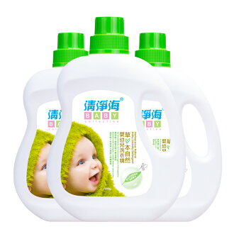 (3入) 清淨海 草本自然 嬰幼兒洗衣精1000g