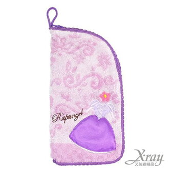 X射線【C008300】魔法奇緣毛巾材質收納袋,浴巾/毛巾/盥洗小物/迪士尼公主